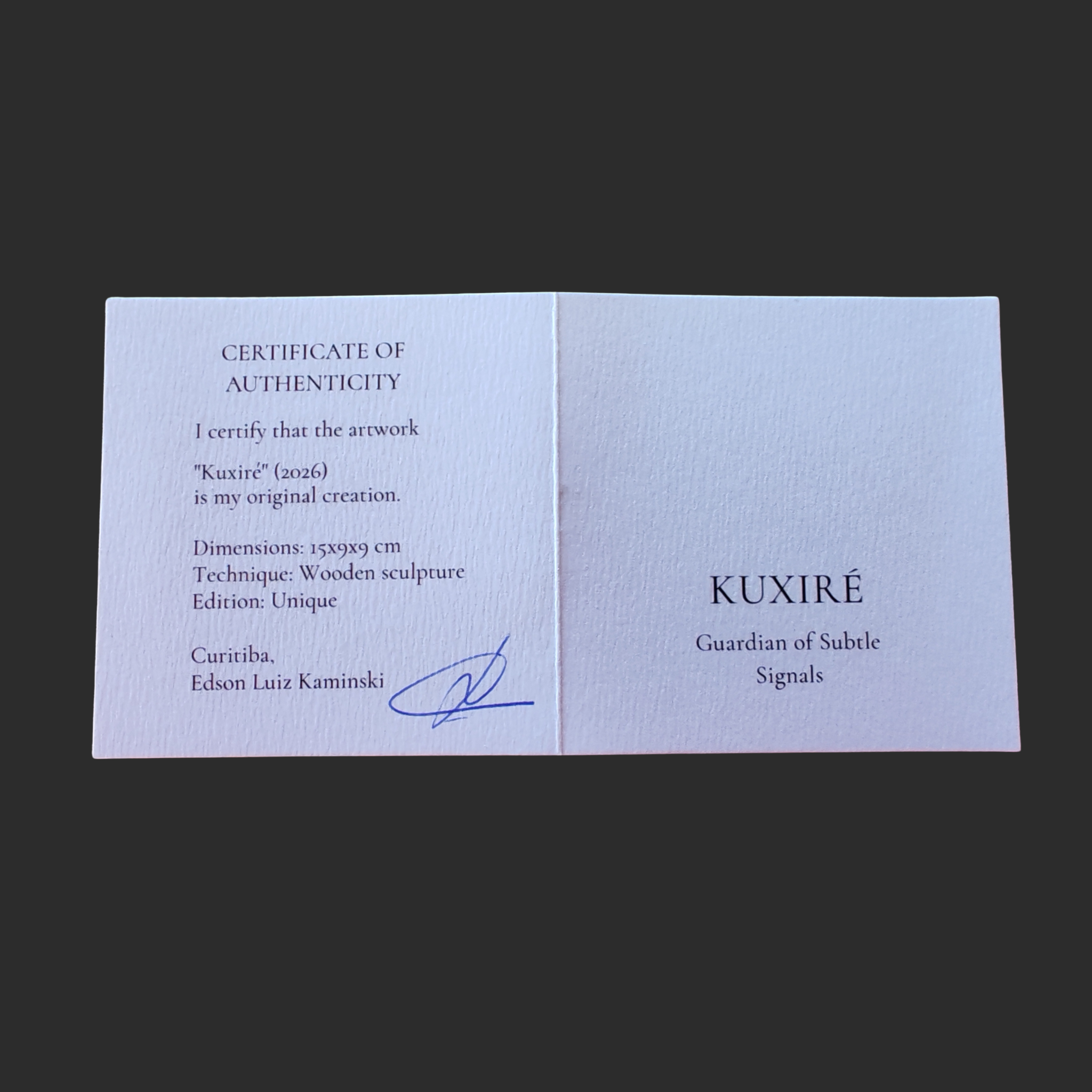 KUXIRÉ — Guardião dos Sinais Sutis