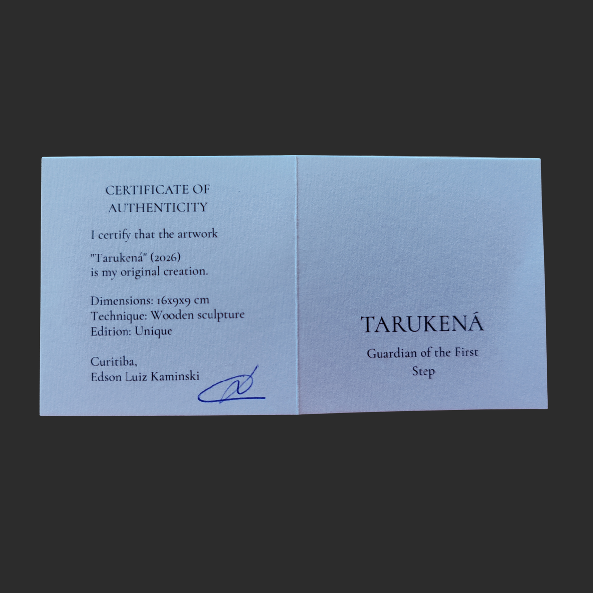 TARUKENÁ — Guardian of the First Step